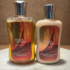 Sensual Amber Gift Set Bath & Body Works NWT